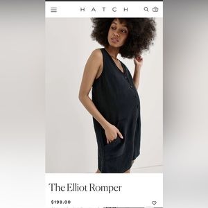 Hatch maternity romper